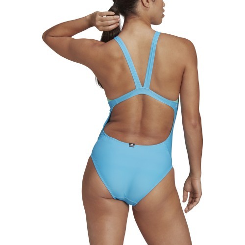 Женский купальник Adidas 3 Bars Suit Blue HD0402