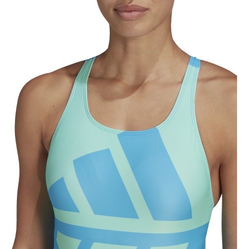 Женский купальник Adidas 3 Bars Suit Blue HD0402