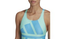 Adidas Maudymosi Kostiumėlis Moterims 3 Bars Suit Blue HD0402