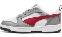 Puma Avalynė Paaugliams Rebound V6 Lo Jr White Grey Red 393833 09