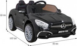 Детский электромобиль Mercedes Benz AMG SL65 S, чёрный