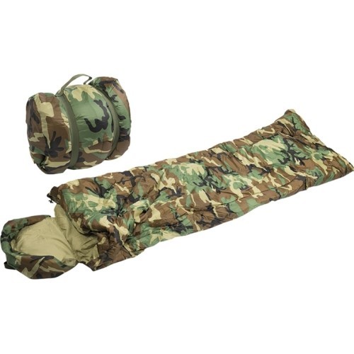 Miegmaišis Woodland Pilot, kamufliažinis