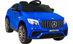Электромобиль Mercedes Benz GLC63S, синий