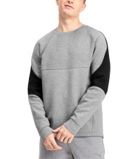 Мужской свитшот Puma Evostripe Crew Medium Grey Black 580091 03