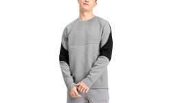 Puma Džemperis Vyrams Evostripe Crew Medium Grey Black 580091 03