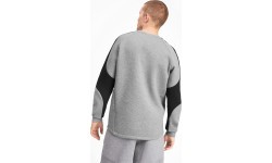 Puma Džemperis Vyrams Evostripe Crew Medium Grey Black 580091 03