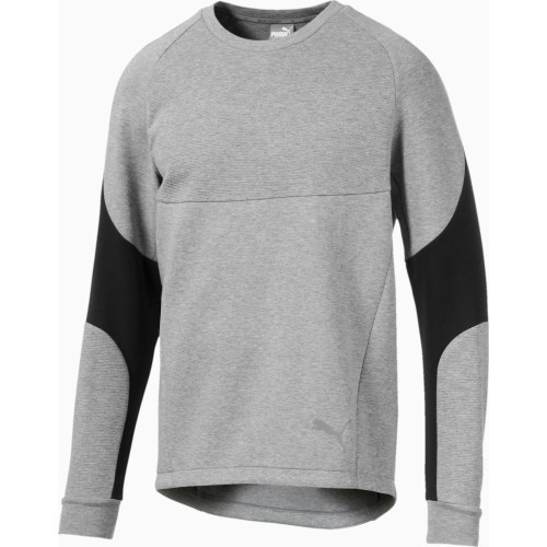 Мужской свитшот Puma Evostripe Crew Medium Grey Black 580091 03