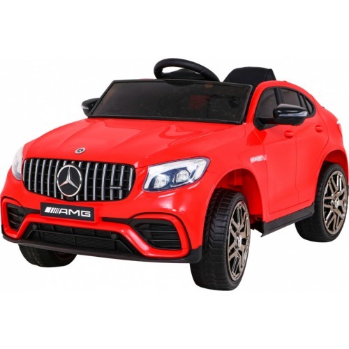 Электромобиль Mercedes Benz GLC63S, красный