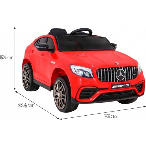 Vehicle Mercedes Benz GLC63S Red