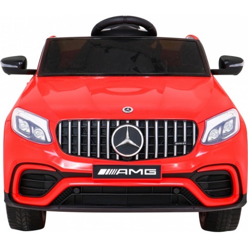 Elektromobilis Mercedes Benz GLC63S, raudonas