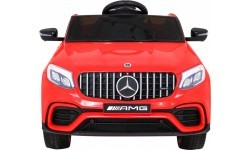 Электромобиль Mercedes Benz GLC63S, красный
