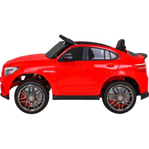 Электромобиль Mercedes Benz GLC63S, красный