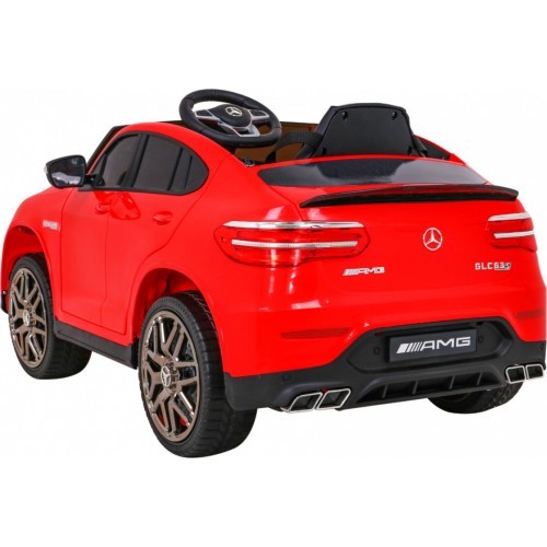 Электромобиль Mercedes Benz GLC63S, красный
