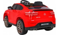 Электромобиль Mercedes Benz GLC63S, красный
