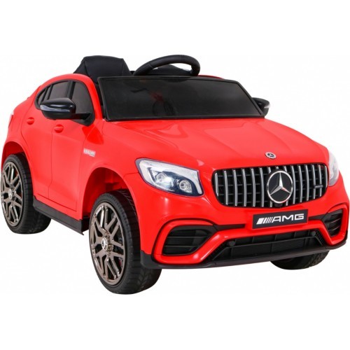 Электромобиль Mercedes Benz GLC63S, красный