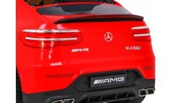 Elektromobilis Mercedes Benz GLC63S, raudonas