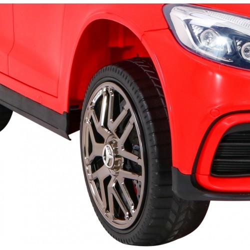 Электромобиль Mercedes Benz GLC63S, красный