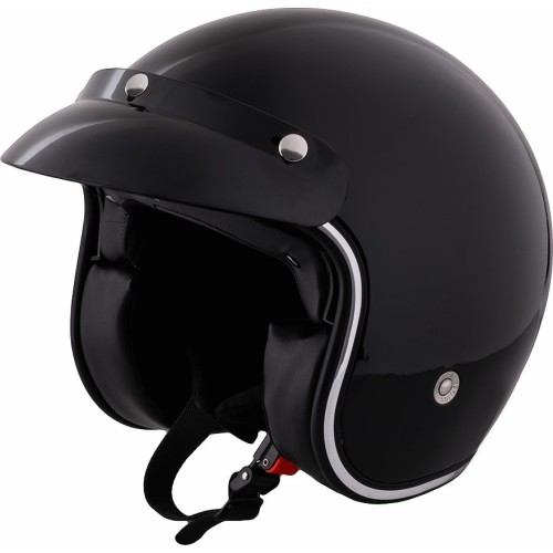 Motorcycle Helmet W-TEC YM-629 - Black Glossy