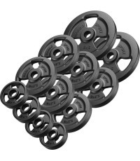 Cast Iron Weight Plates Set 29 kg (2x5kg + 6x2,5kg + 4x1kg) Marbo