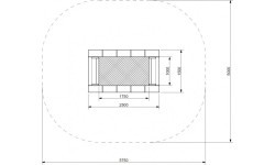 Trampoline Inter-Play Orta-I 150 x 250