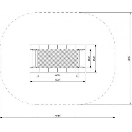 Trampoline Inter-Play Orta-I 150 x 300