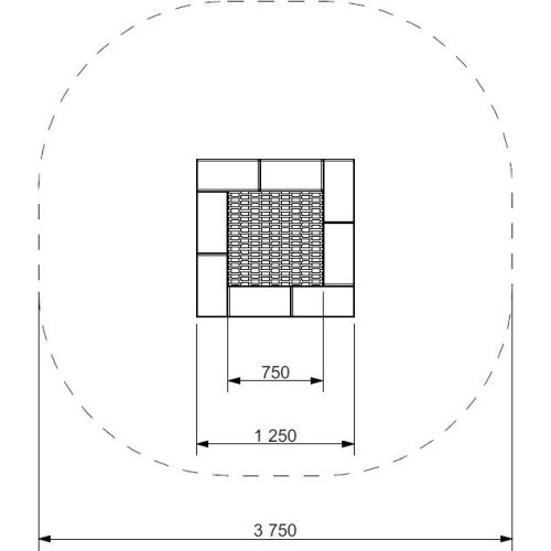 Trampoline Inter-Play Pako 125