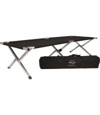 BLACK US STYLE ALUM. FOLDING COT W. BAG