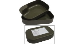 Набор туристической посуды Mil-Tec Camp-A-Box PP, зелёный
