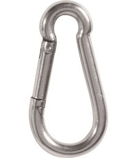80 MM STAINLESS STEEL CARABINER