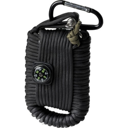 Juodas paracord išgyvenimo rinkinys, didelis
