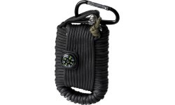 Juodas paracord išgyvenimo rinkinys, didelis