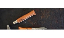 Folding Knife Opinel 10, Carbon Steel, Bech Wood