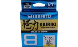 Pintas valas Shimano Kairiki 8, 150m, 0.16mm, 10.3kg, geltonas