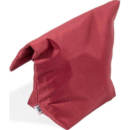 Косметичка Yate EMF, двойная, 12x22 см, бордовая