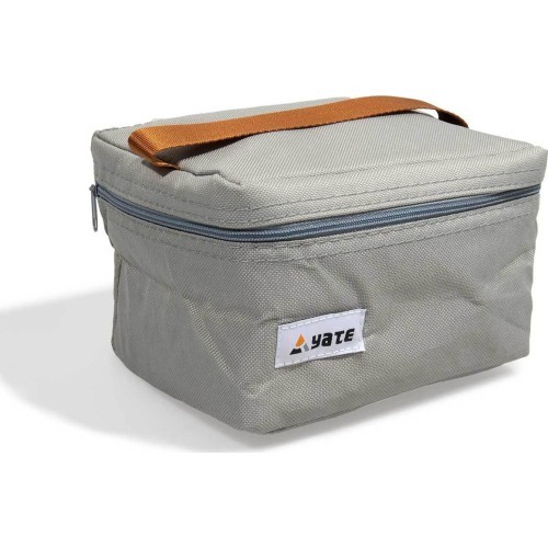 Косметичка Yate EMF, 16x13x10 см, серая