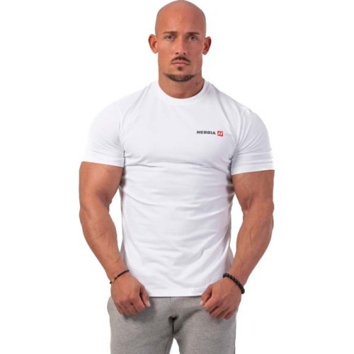 Men’s T-Shirt Nebbia Minimalist Logo 291 - White
