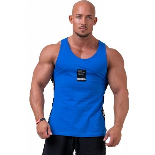 Men's Tank Top Nebbia YOUR POTENTIAL IS ENDLESS 174 - Blue