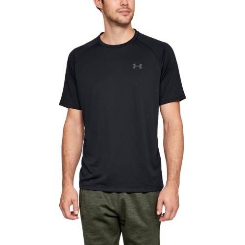 Men's T-Shirt Under Armour Tech SS Tee 2.0 - Black/Graphite