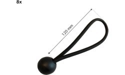 Elastic Band + Ball Berg, 120mm (8x)