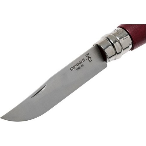 Peilis Opinel Colorama 08 Inox skroblas su dirželiu