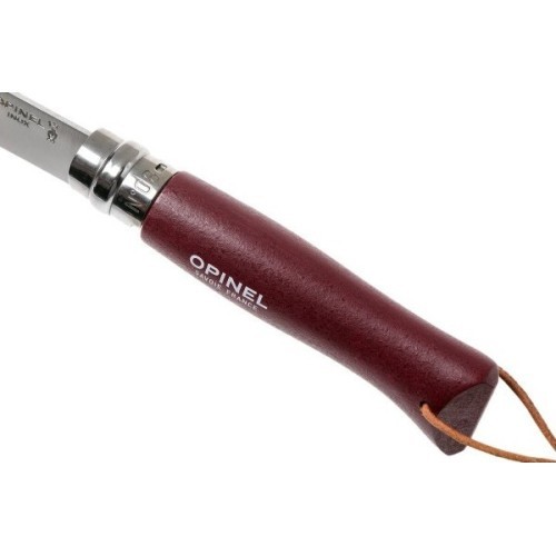 Нож Opinel Colorama 08 Inox граб с ремешком