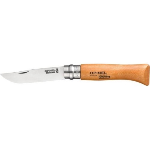 Нож Opinel 8, углеродистая сталь, бук
