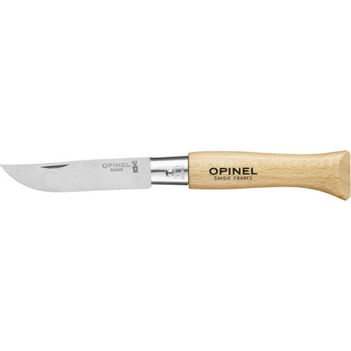 Нож Opinel 5, Inox, бук