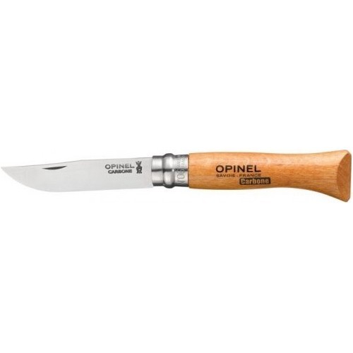 Нож Opinel 6, углеродистая сталь, бук