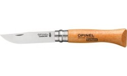 Knife Opinel 6, Carbon, Beech