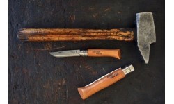 Нож Opinel 6, углеродистая сталь, бук