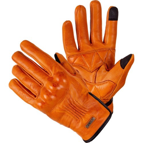 Leather Motorcycle Gloves W-Tec Dahmer - Light Brown
