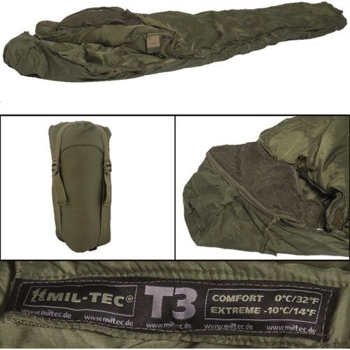 Спальный мешок OD Tactical 3, зелёный