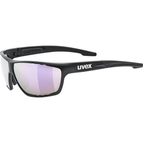 Akiniai Uvex sportstyle 706 CV black matt / mirror lavender