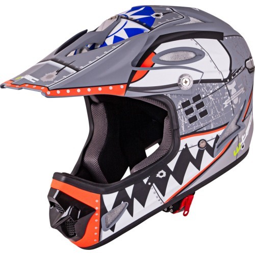 Downhill Helmet W-TEC FS-605 - Skull Smile